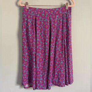 Bright Floral Lularoe Madison Skirt